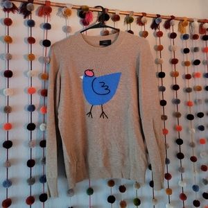 J. Crew Blue Bird Sweater